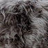 Native Home Lifestyle Grey Metal Sheepskin Stool